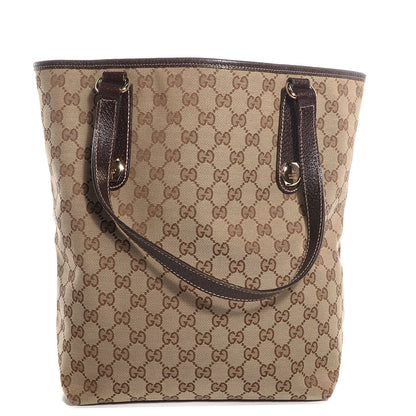 Gucci Monogram Charmy Tote Brown 1 of 7