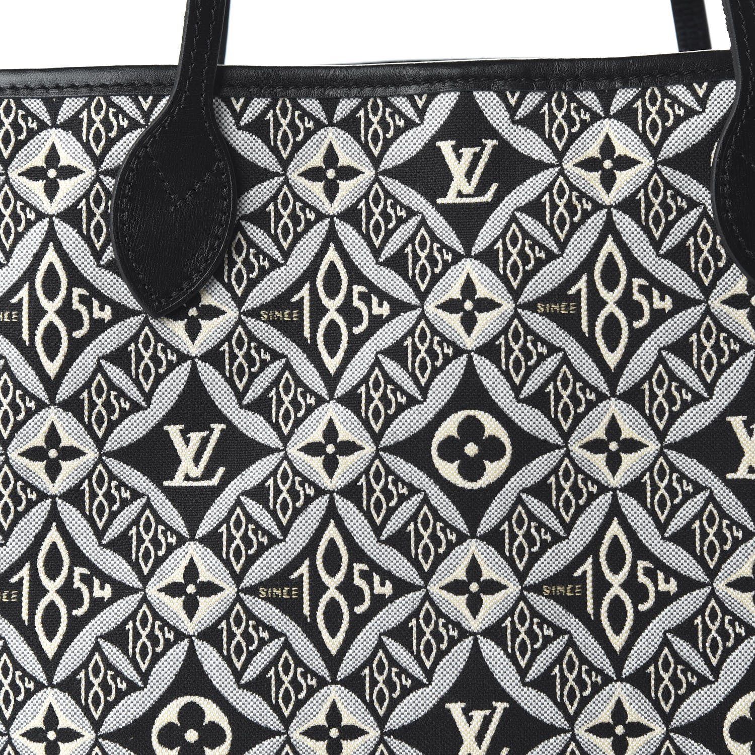 Louis Vuitton Jacquard Since 1854 Neverfull MM Grey 10 of 11