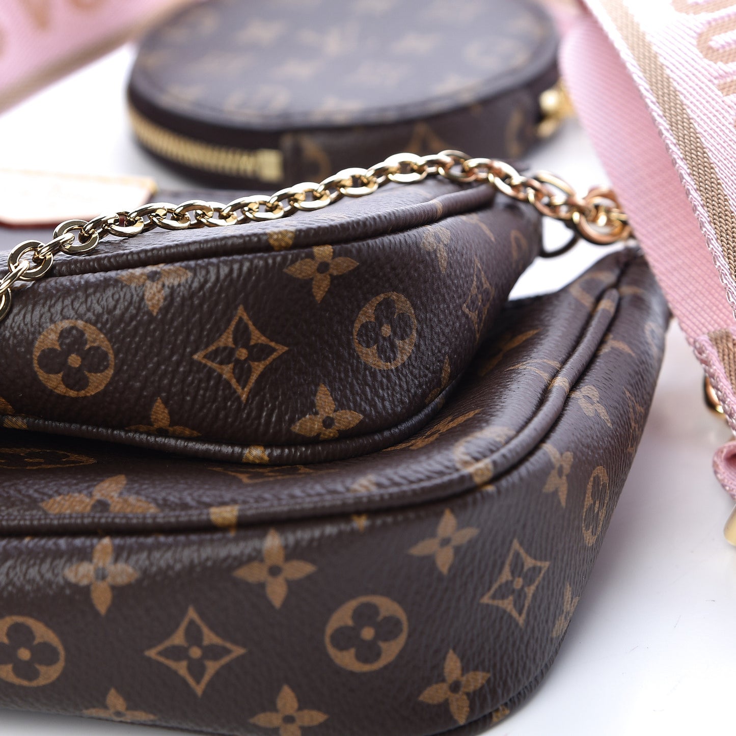 Monogram Multi Pochette Accessories Rose Clair