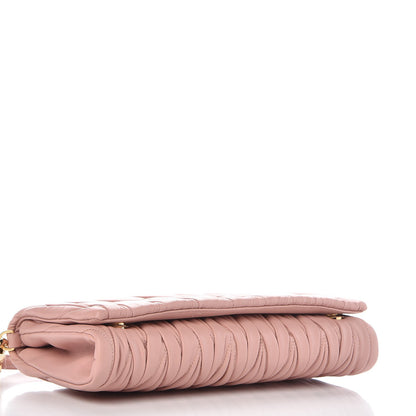 Miu Miu Nappa Matelasse Clutch Orchidea 4 of 9