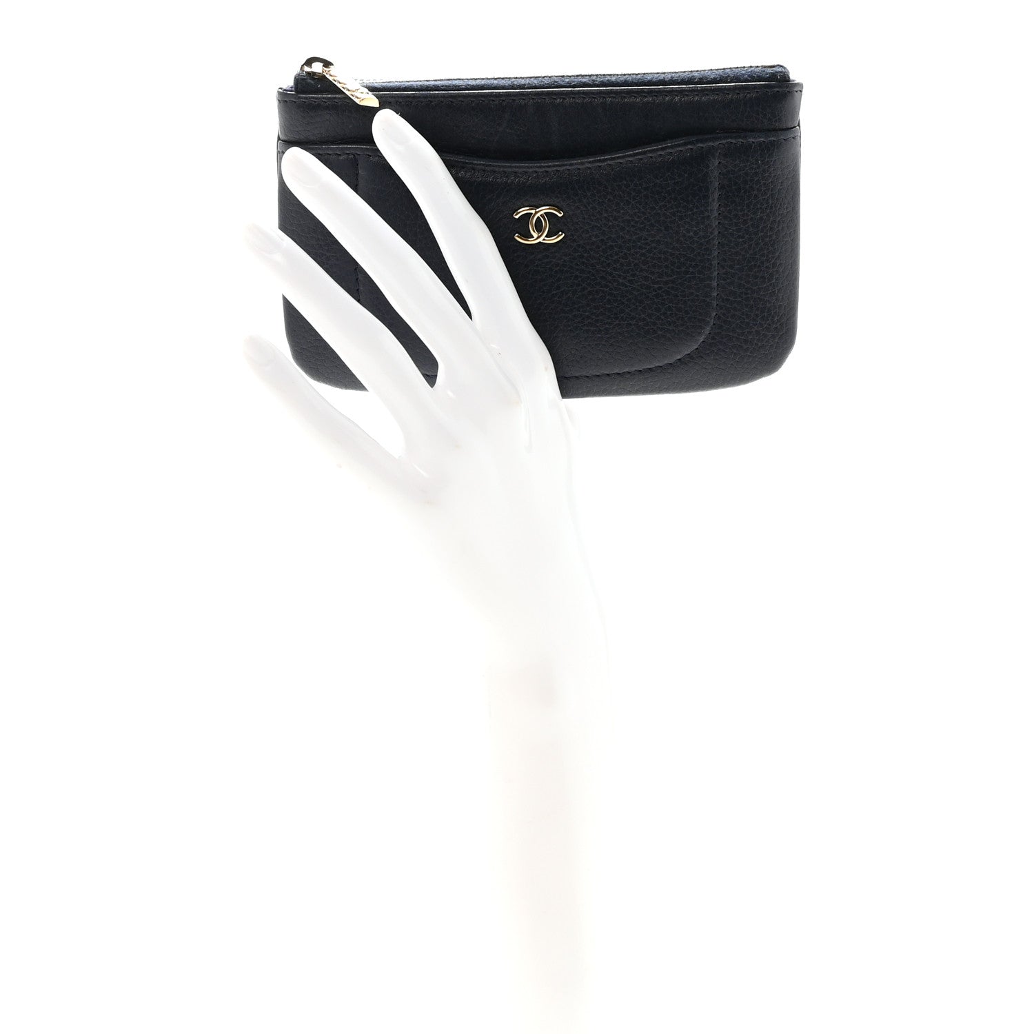 Chanel Grained Calfskin Neo Executive Cosmetic Case Navy 2 of 7