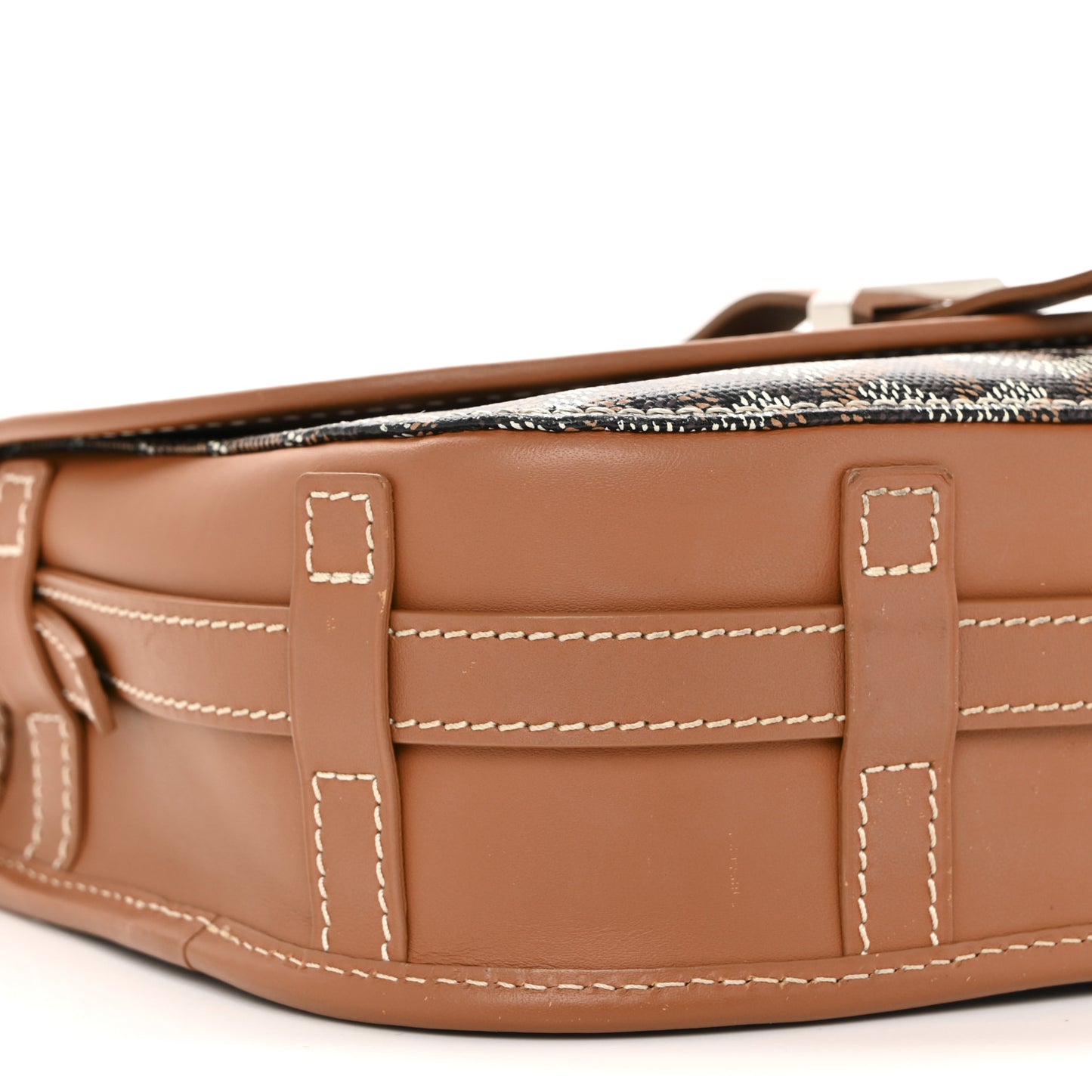 Goyardine Belvedere II PM Messenger Bag Black Gold
