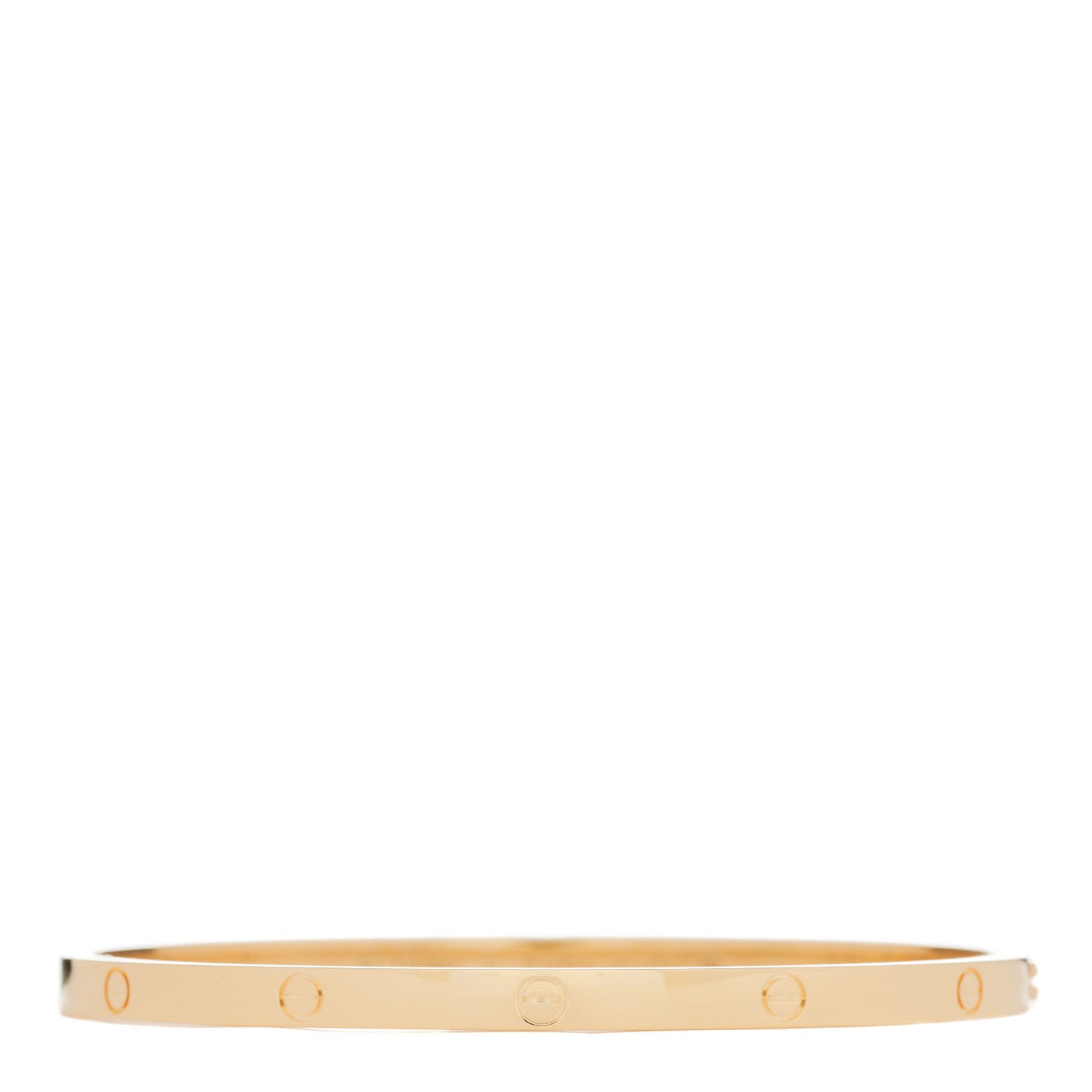 18K Yellow Gold Small LOVE Bracelet 17