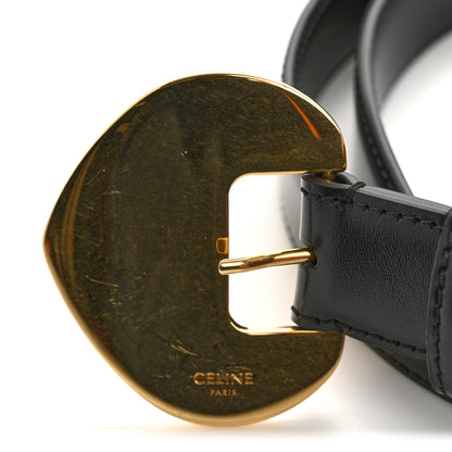 Celine Box Calfskin 25mm Cintura Belt 80 32 Black 7 of 7