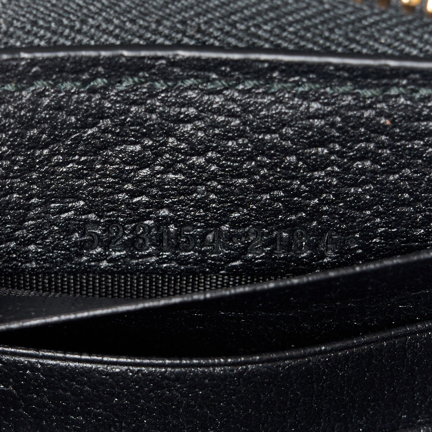 Gucci Calfskin Web Ophidia Zip Around Wallet Black 6 of 11