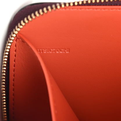 Burberry Grained Calfskin Zip Wallet Burgundy 10 of 13