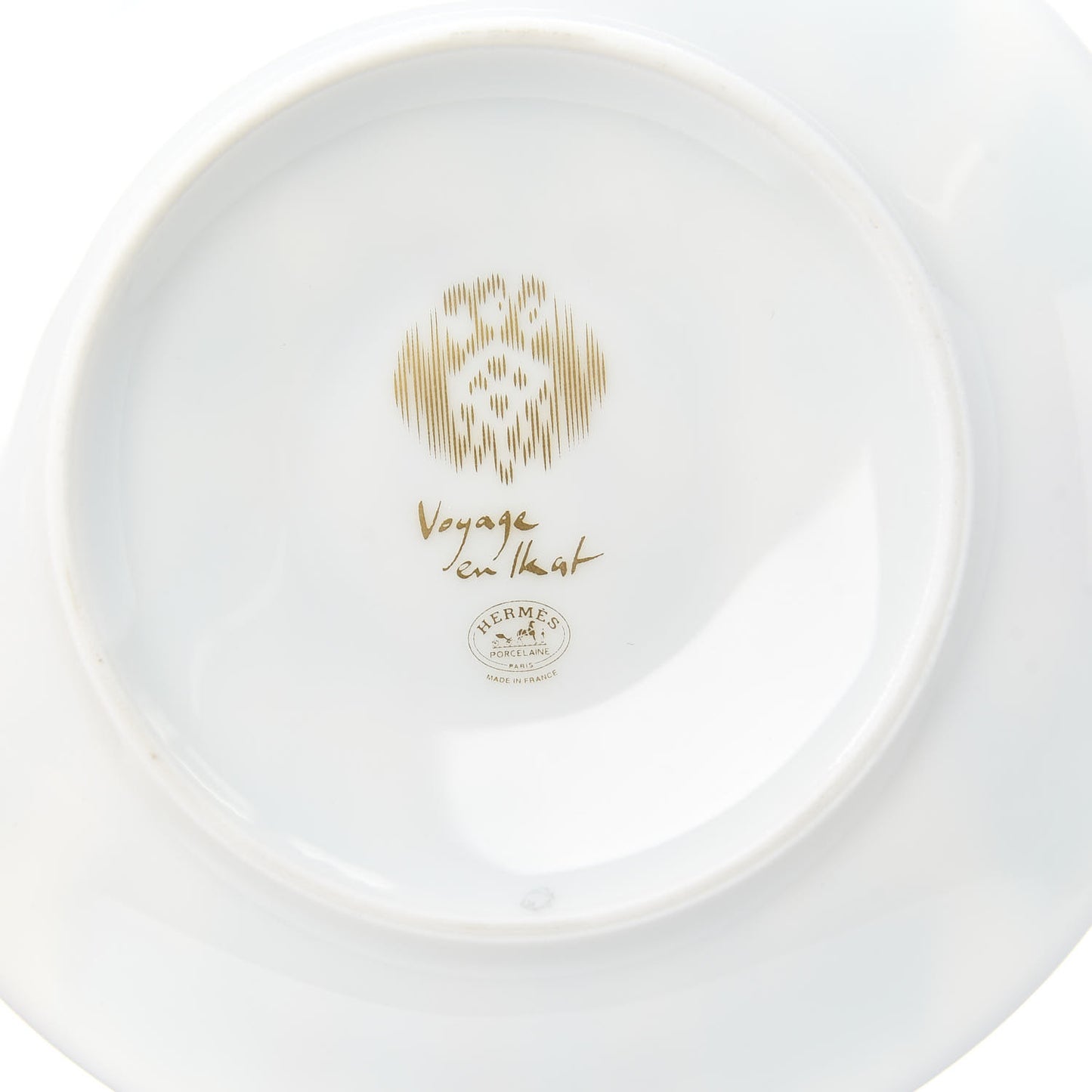 Porcelain Voyage en Ikat Coffee Cup and Saucer Set of 2