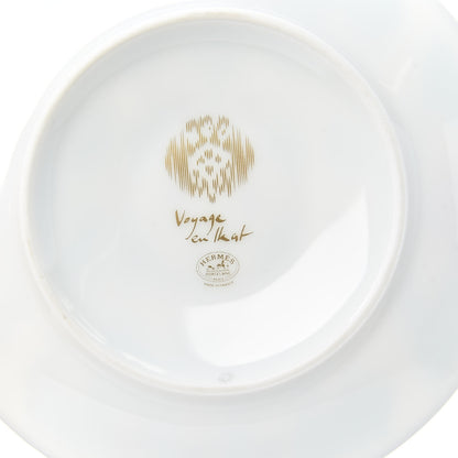 Hermes Porcelain Voyage en Ikat Coffee Cup and Saucer Set of 2 4 of 6