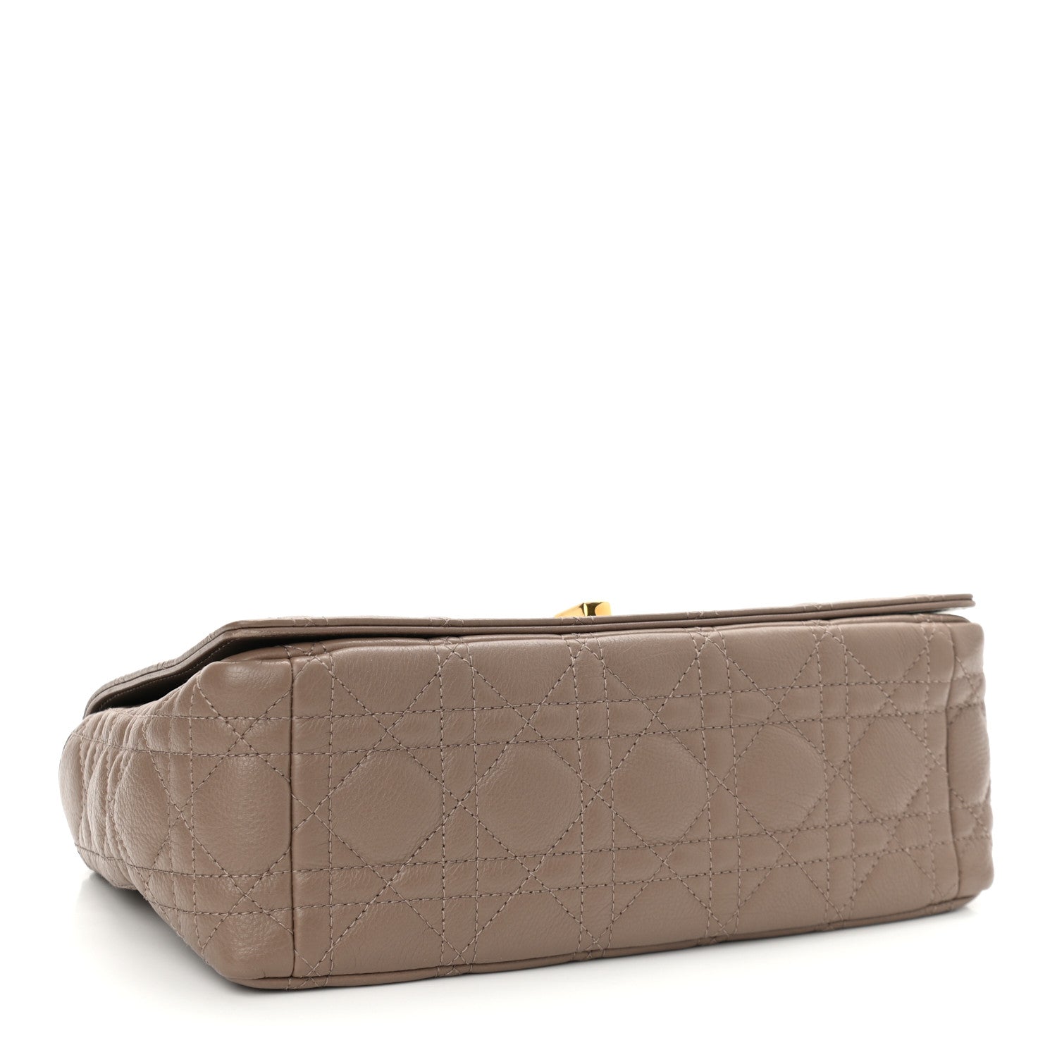 Christian Dior Calfskin Cannage Medium Caro Bag Taupe 4 of 13
