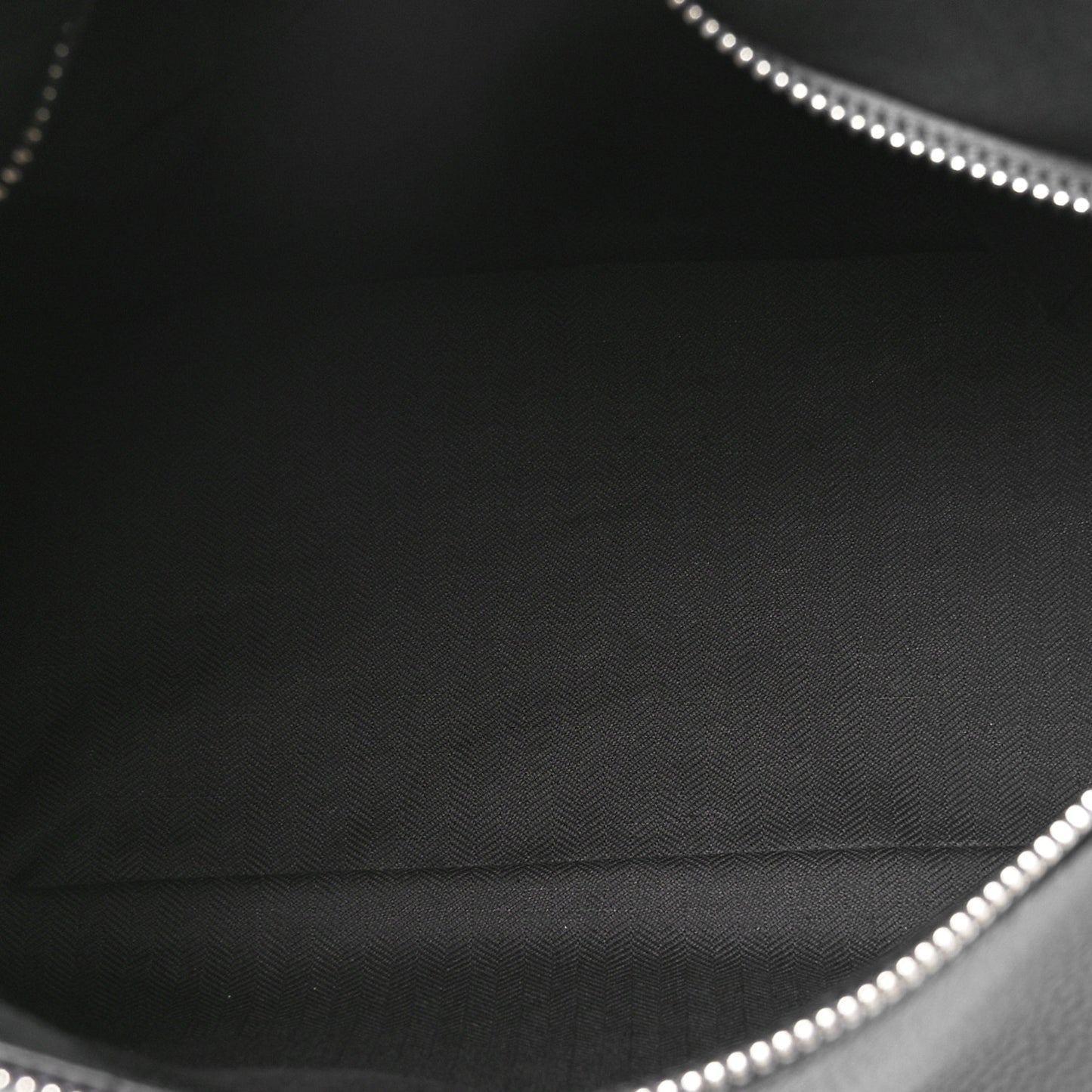 Calfskin Large Puzzle Edge Bag Dark Grey