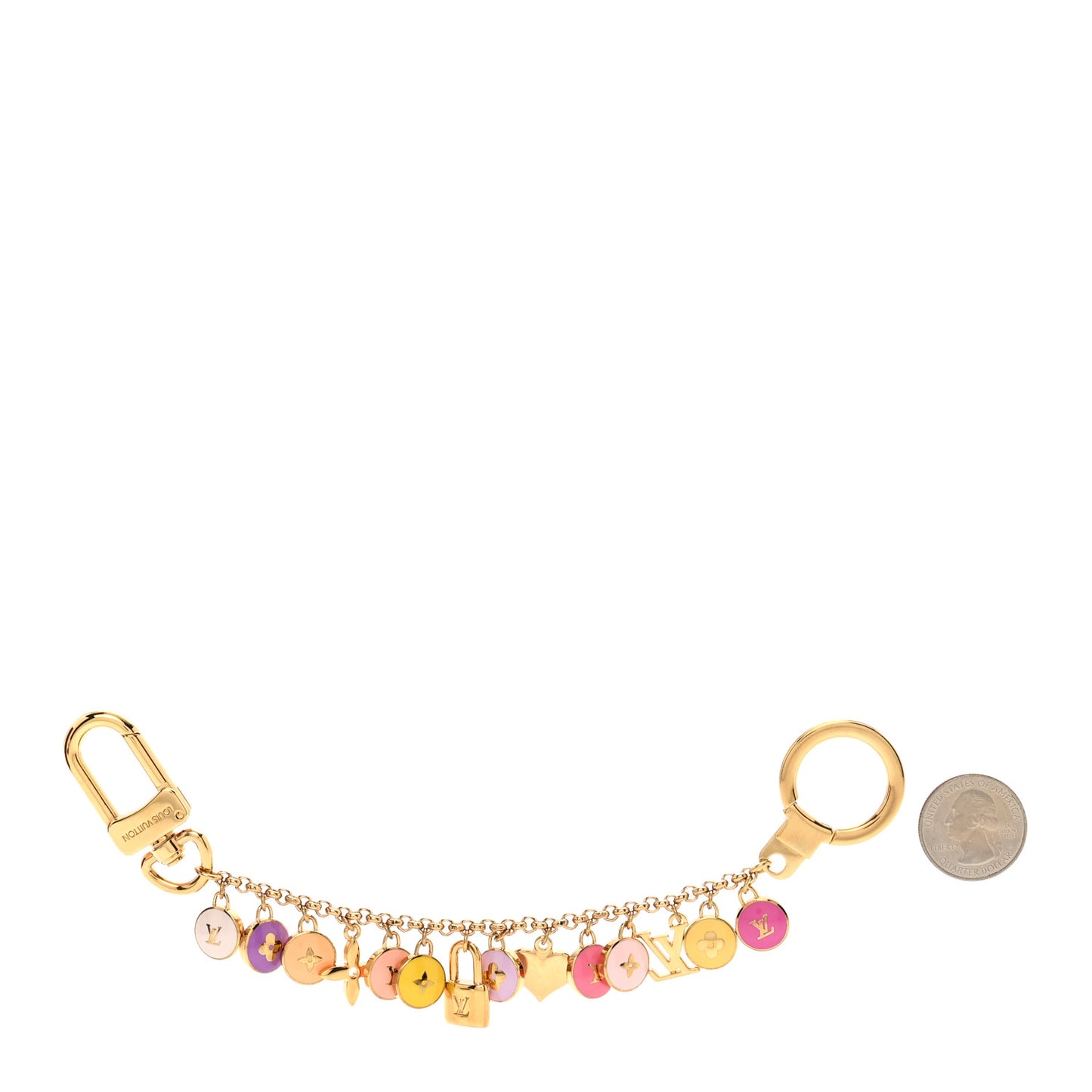 Pastilles Key Chain Bag Charm Multicolor