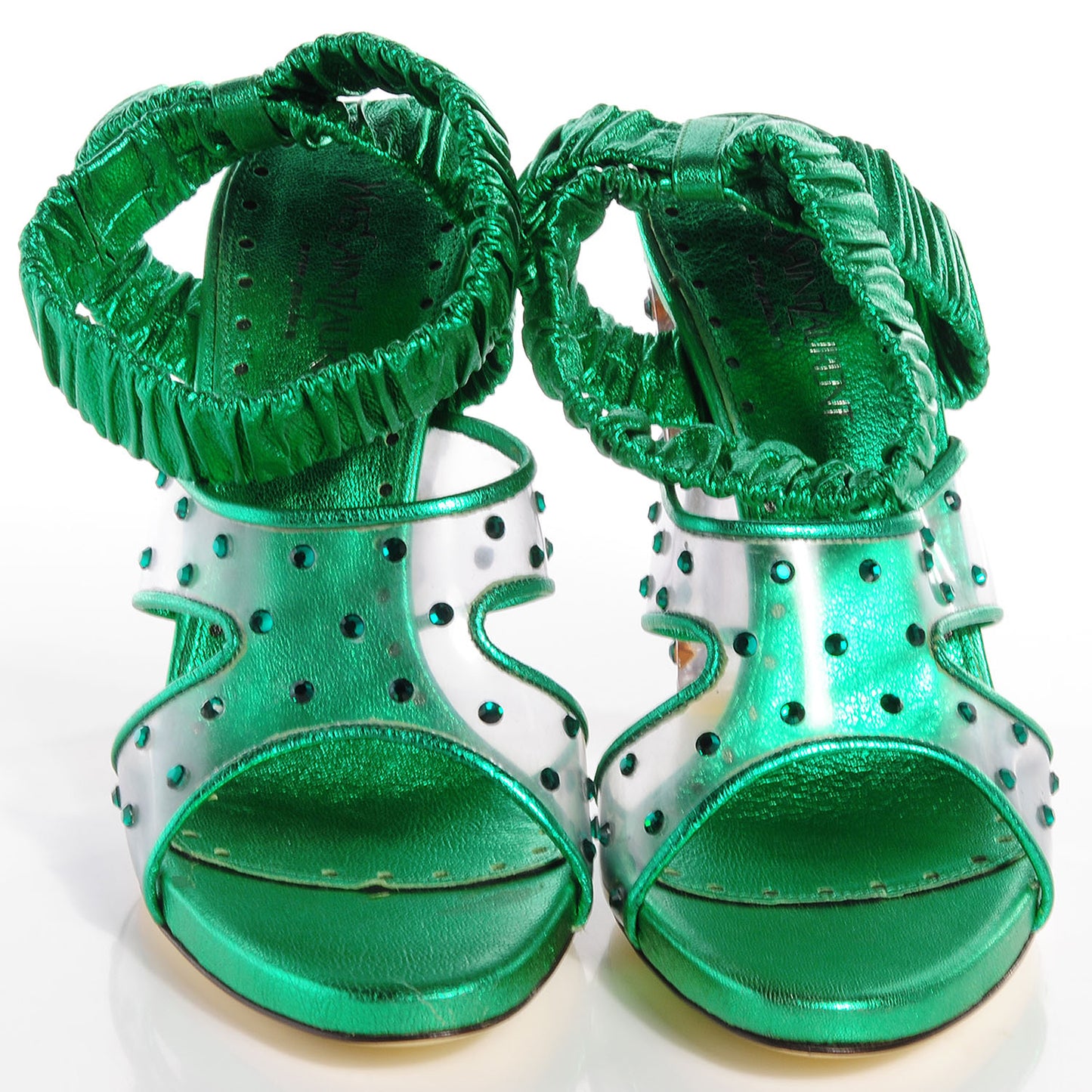 Crystal Lava Lamp Heels 39 Green