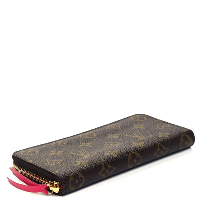 Louis Vuitton Monogram Clemence Wallet Fuchsia 4 of 7