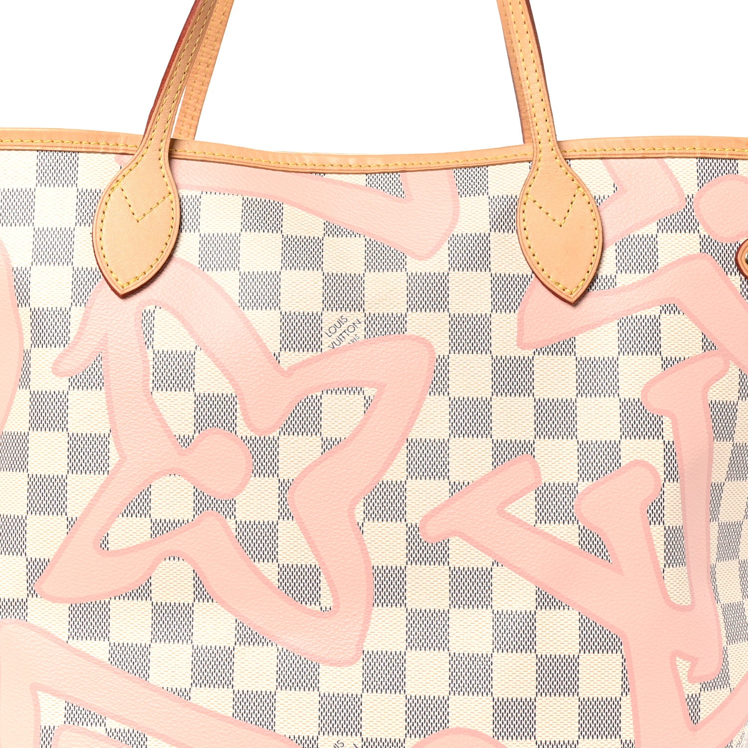 Louis Vuitton Damier Azur Tahitienne Neverfull MM 9 of 11