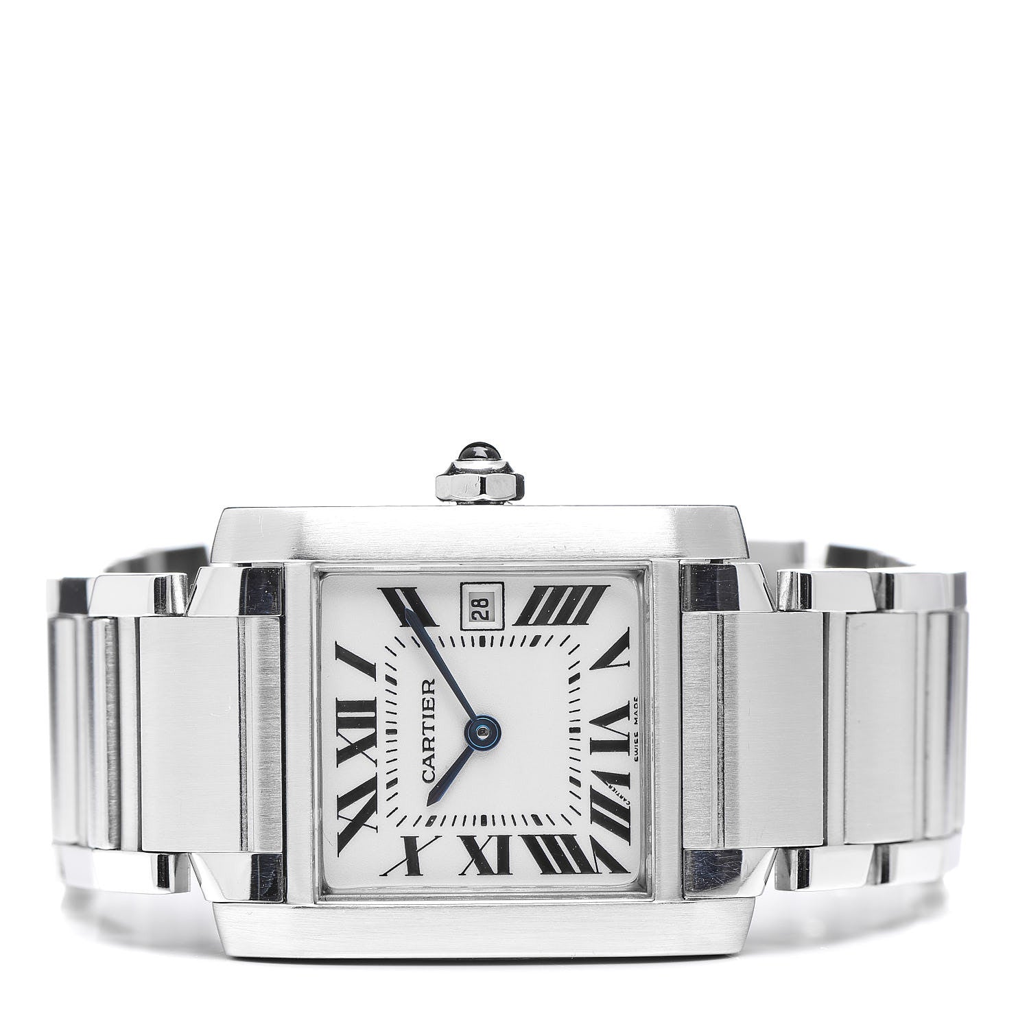 Cartier Stainless Steel 25mm Tank Francaise Quartz Watch 3 of 7