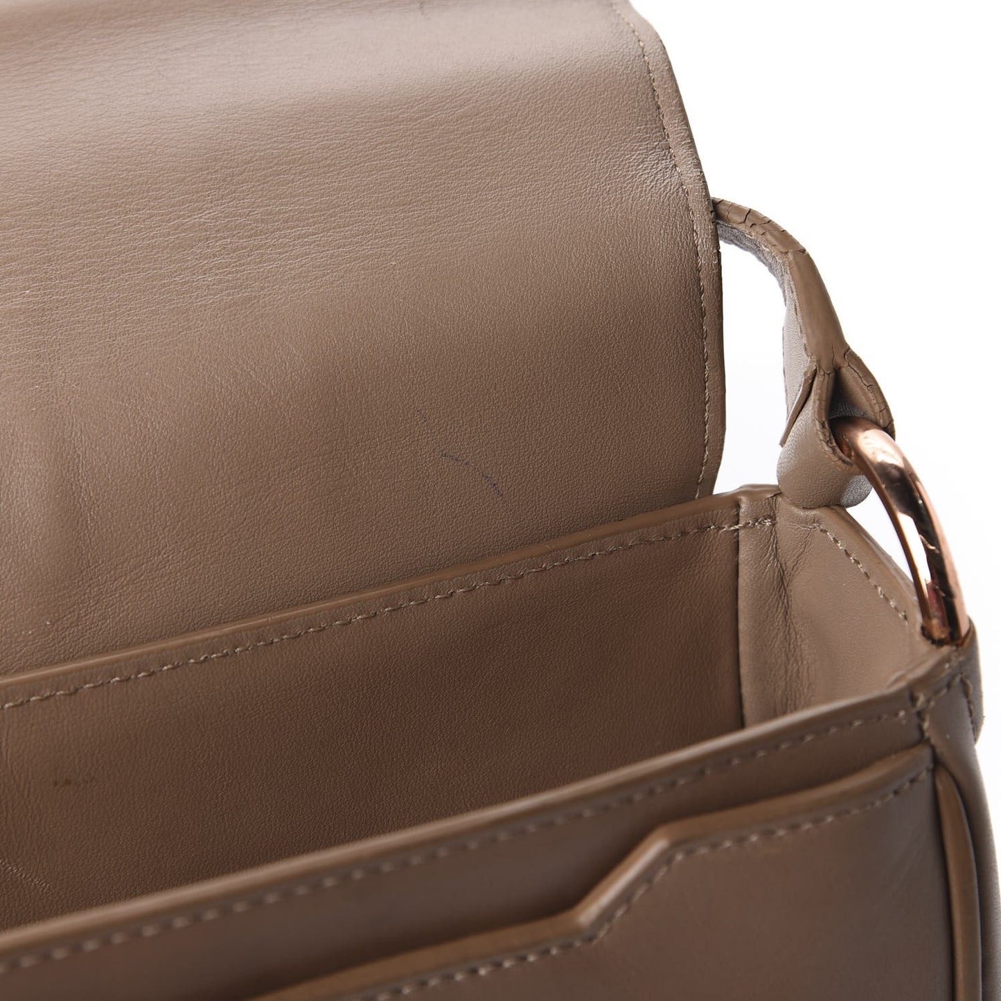 Calfskin Small Lia Sling Latte Rose Gold Hardware