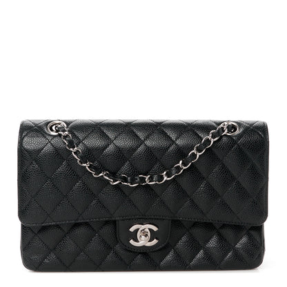 Chanel Caviar Quilted Medium Double Flap Black 1 of 11