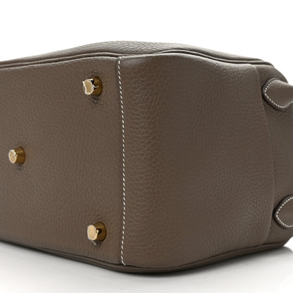 Hermes Taurillon Clemence Lindy 26 Etoupe 8 of 8