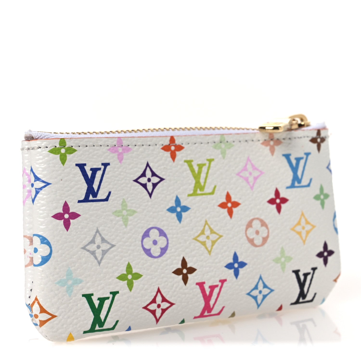 Louis Vuitton LV X TM Monogram Multicolor Key Pouch White 4 of 9