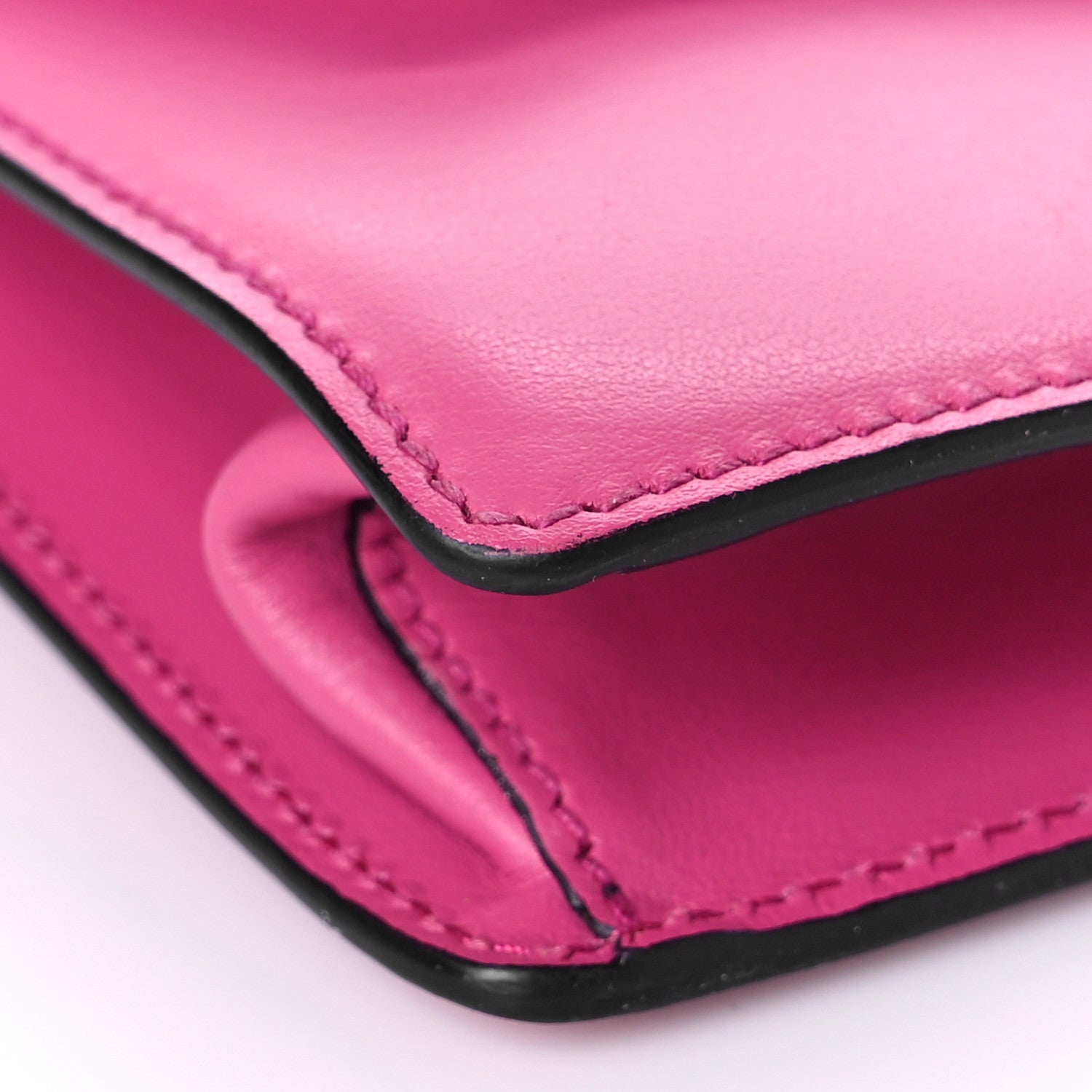 Prada Saffiano City Calfskin Studded Small Elektra Shoulder Bag Fuxia 7 of 10