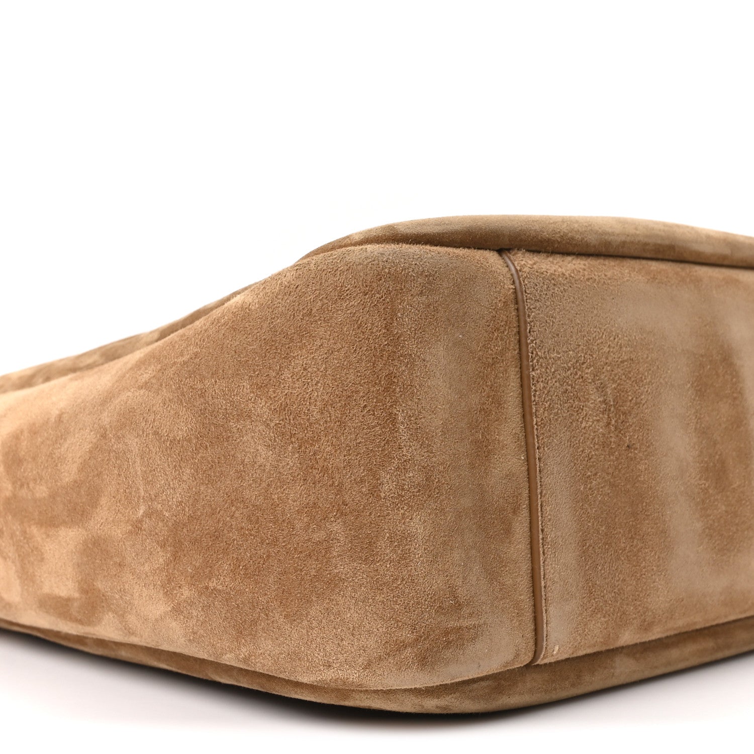 Saint Laurent Suede Large Le 5 A 7 Soft Hobo Golden Leaf 8 of 9