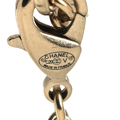 Chanel Pearl CC Round Pendant Necklace Gold 5 of 5