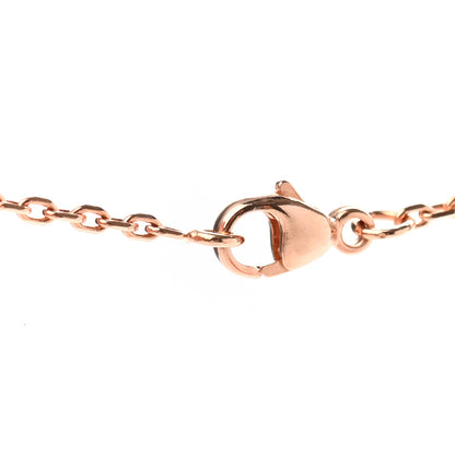 Hermes Lacquered Gold Mini Pop H Pendant Necklace Rose Extreme 5 of 8