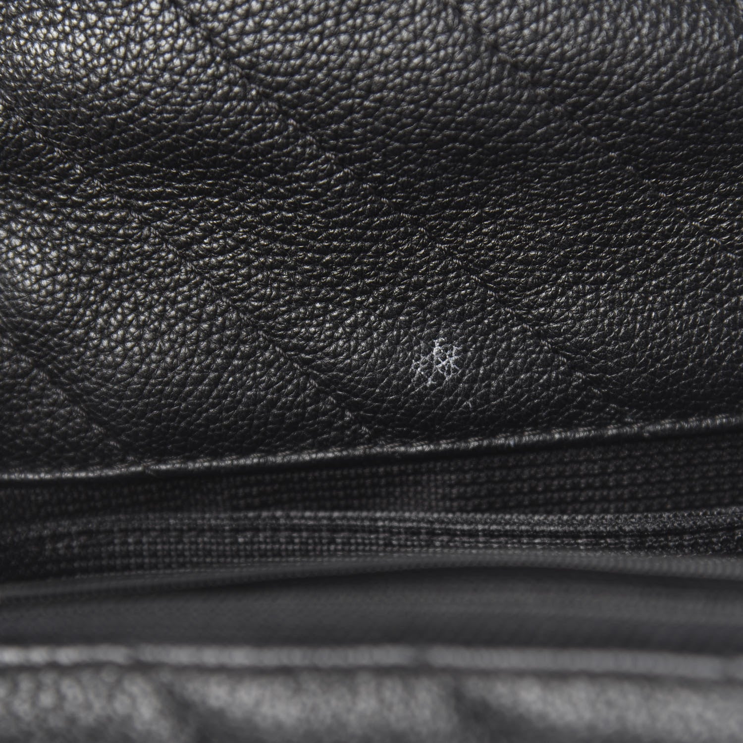 Chanel Calfskin Chevron Quilted XXL Travel Flap Bag Black 7 of 12