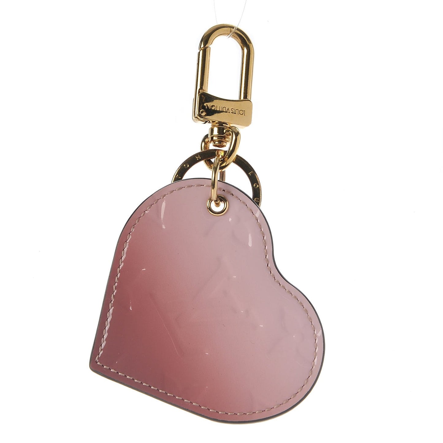 Vernis Degrade Heart Bag Charm Pink