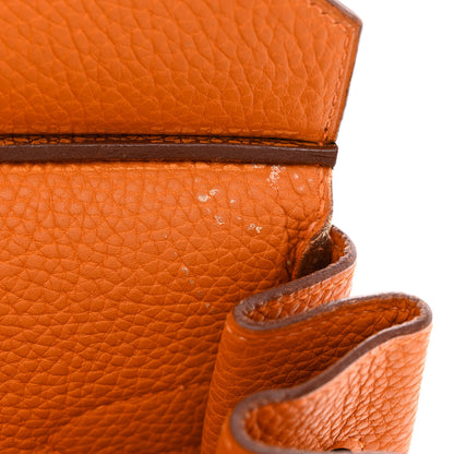 Hermes Taurillon Clemence JPG Birkin 42 Orange 20 of 30