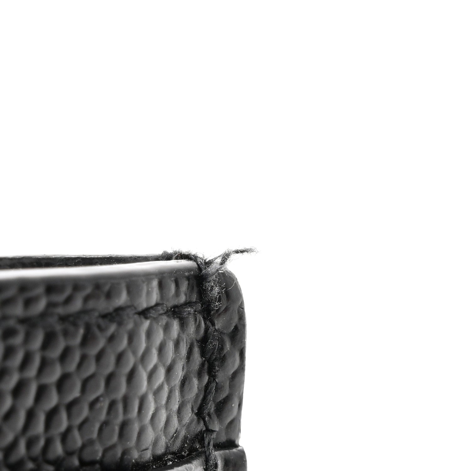 Saint Laurent Grain De Poudre Matelasse Chevron Monochrome Monogram Credit Card Case Black 8 of 9