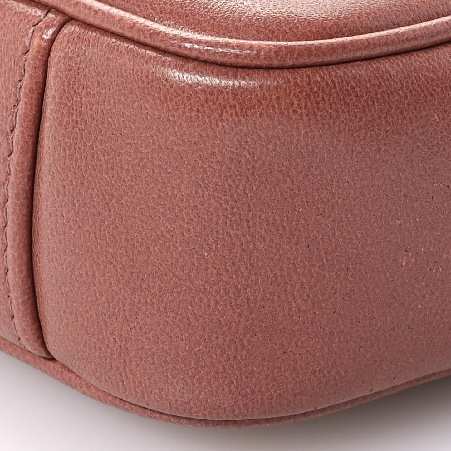 Lambskin Chevron Quilted Mini Loulou Bag Hortensia