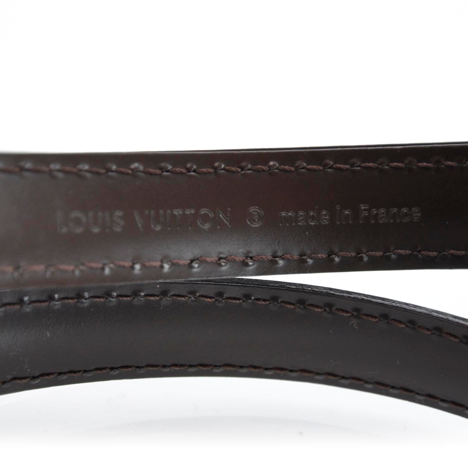 Louis Vuitton Leather Adjustable Strap Brown 3 of 4