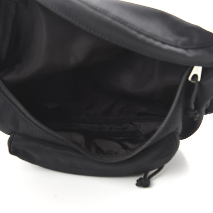 Balenciaga Recycled Sport Nylon Logo Embroidered Wheel Beltpack Black 5 of 10