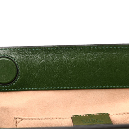 Gucci Suede Calfskin GG Web Small Ophidia Chain Shoulder Bag Brown Red Green 11 of 14
