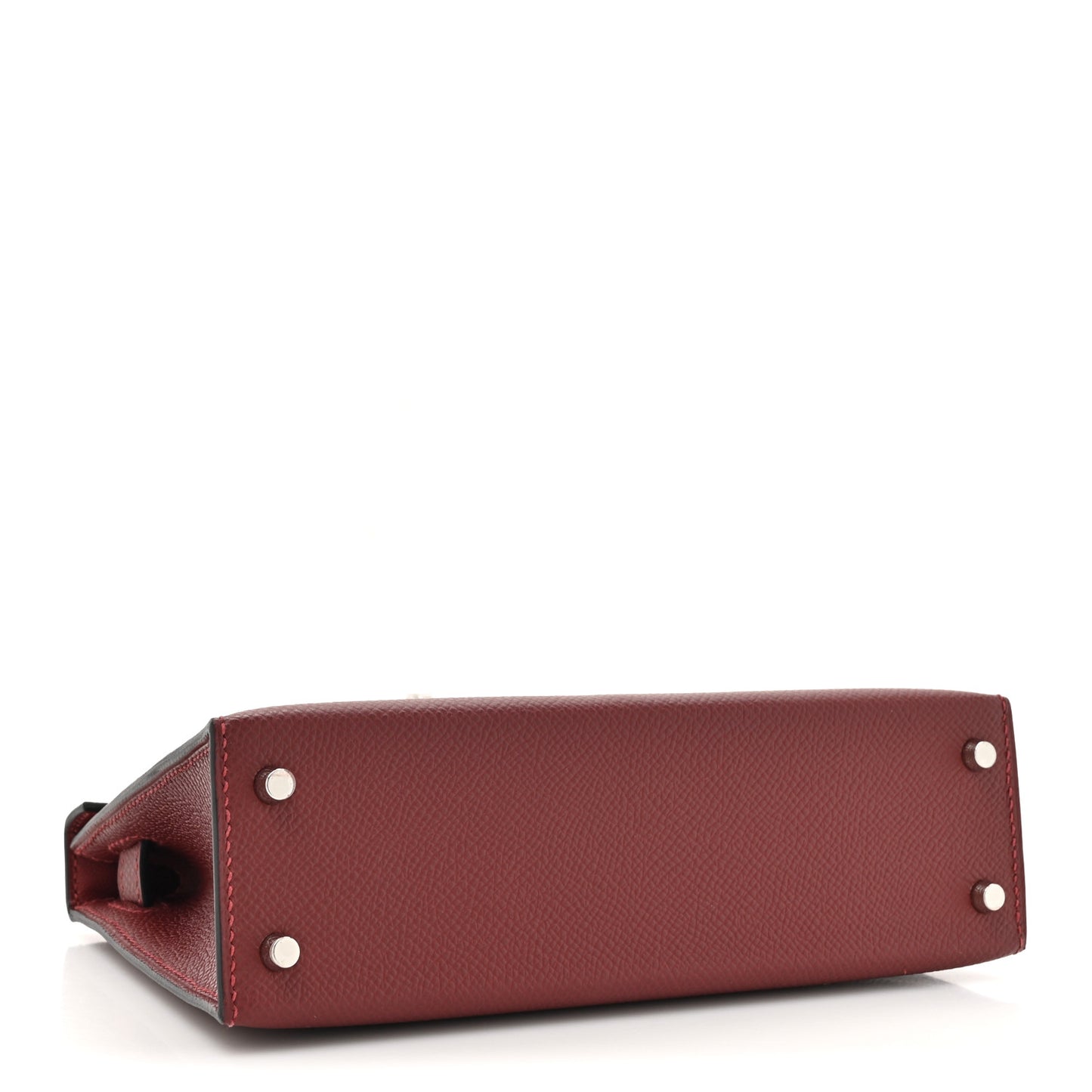 Epsom Mini Kelly Sellier 20 Sangle Cordage Rouge H Orange Field Rose Tyrien