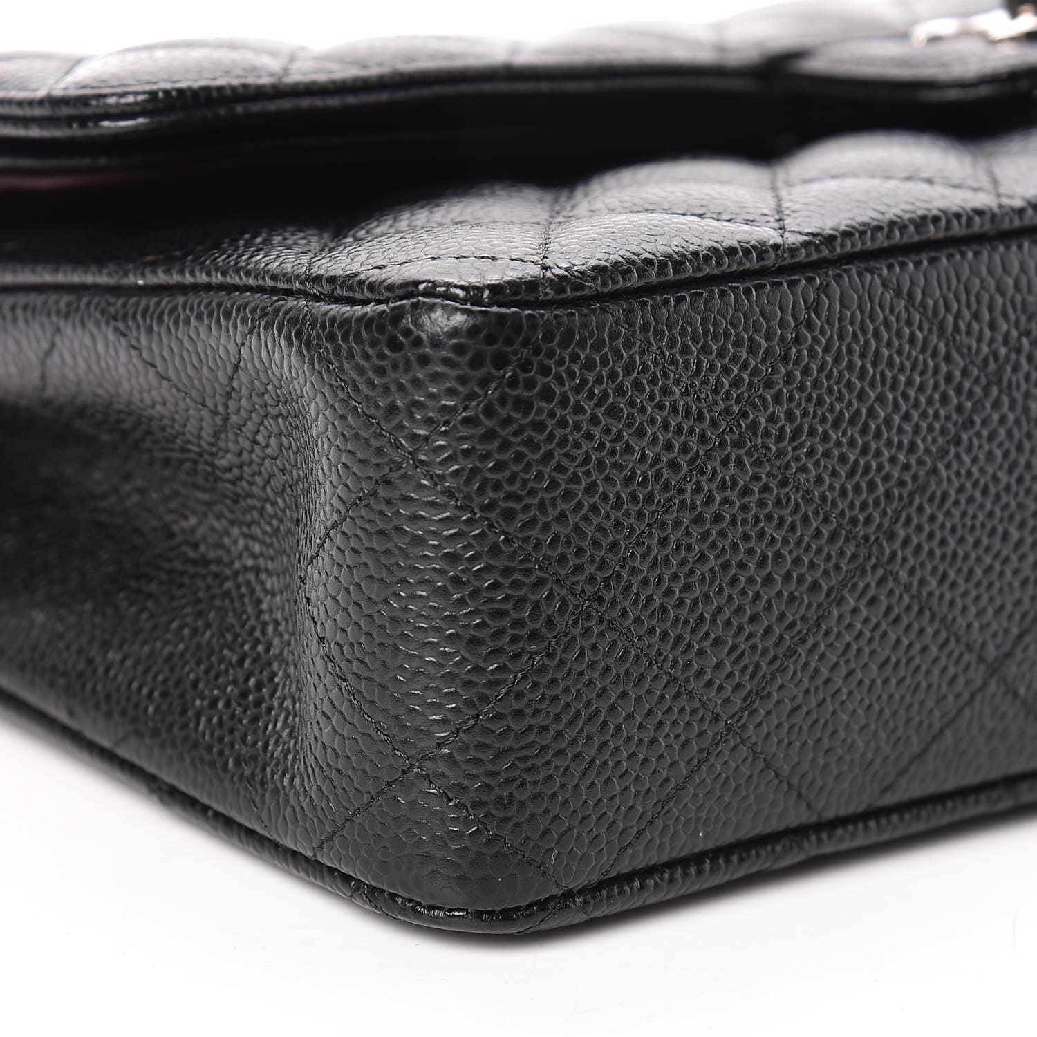 Chanel Caviar Quilted Medium Double Flap Black 9 of 12