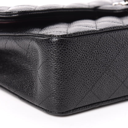 Chanel Caviar Quilted Medium Double Flap Black 9 of 12
