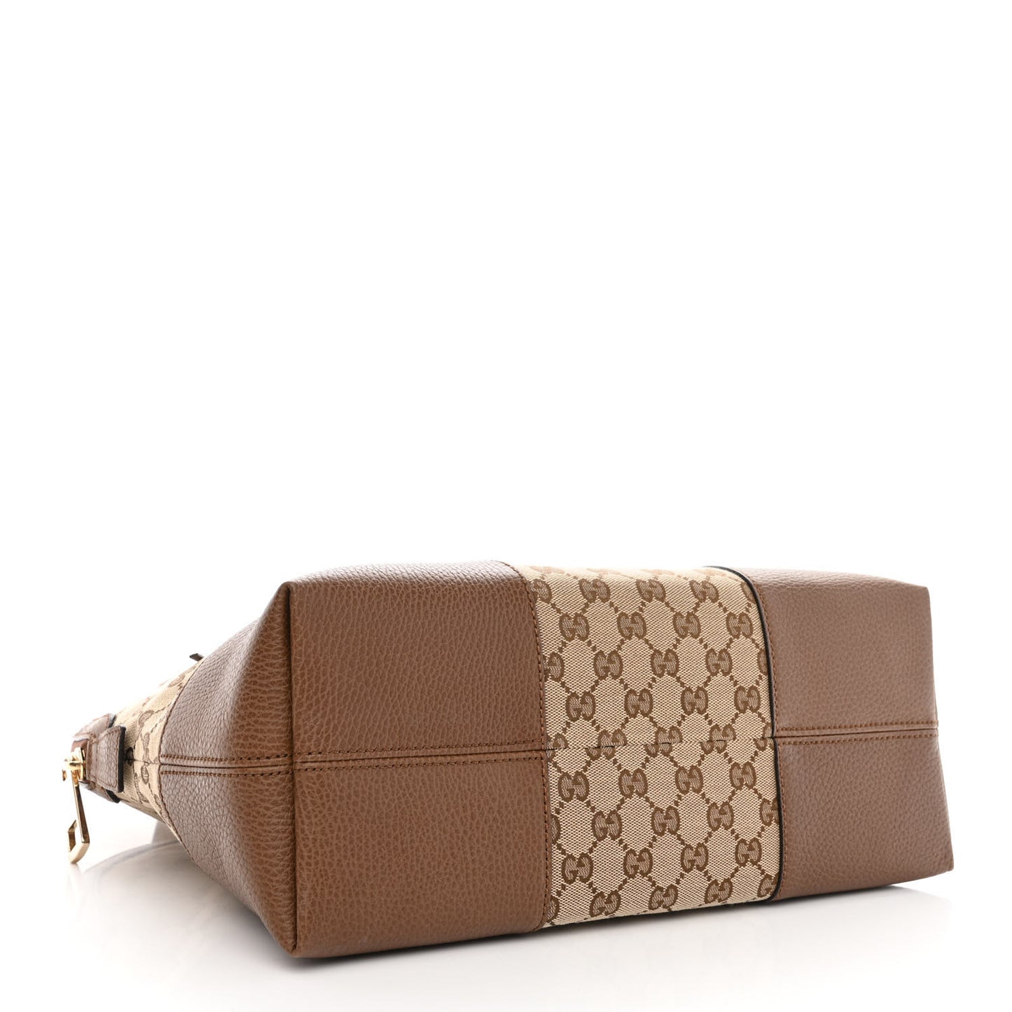 Monogram Medium Bree Shoulder Bag Beige Tabacco
