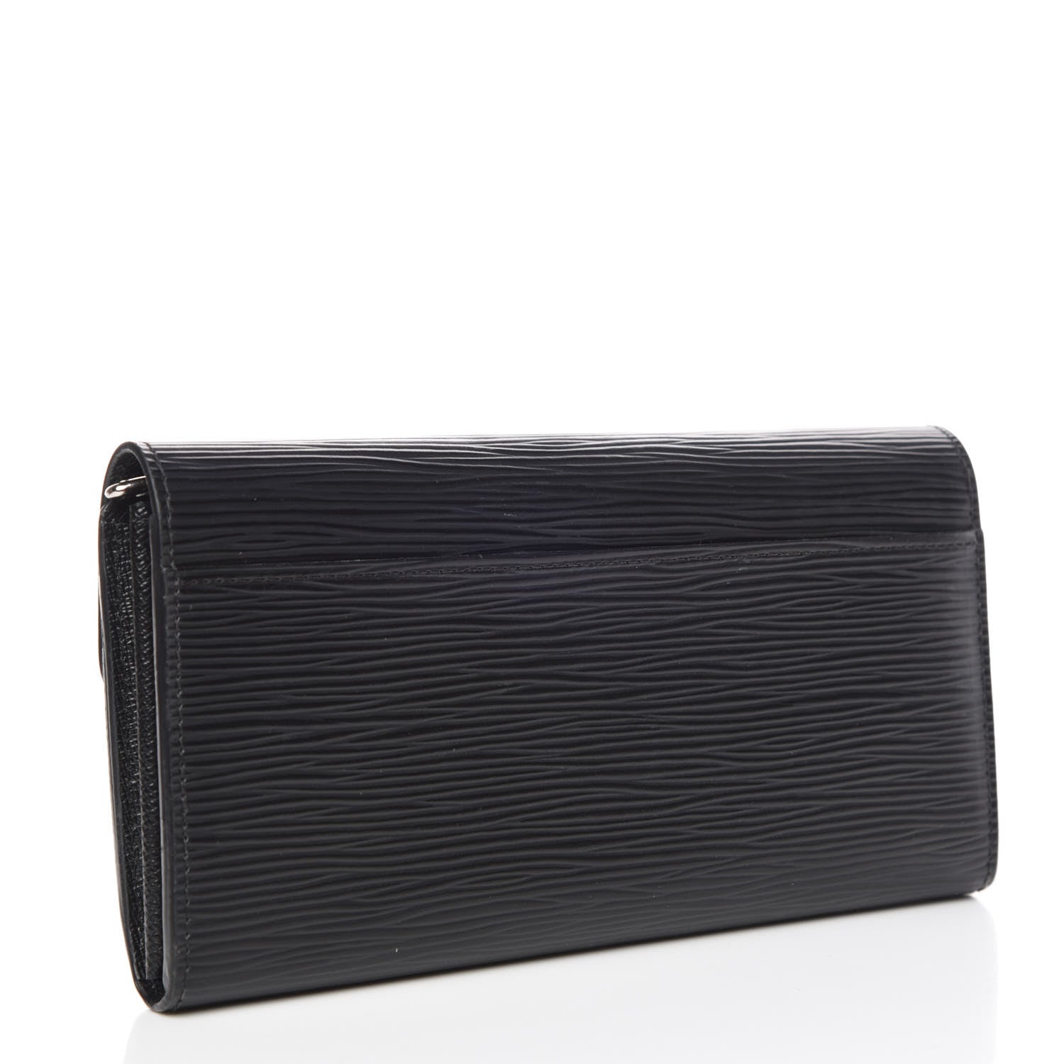 Louis Vuitton Epi Sarah Wallet NM Black 3 of 7