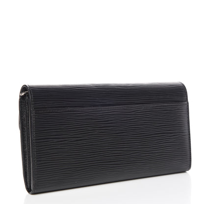 Louis Vuitton Epi Sarah Wallet NM Black 3 of 7