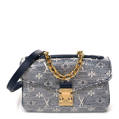Louis Vuitton Monoglam Pochette Metis East West Blue 1 of 9