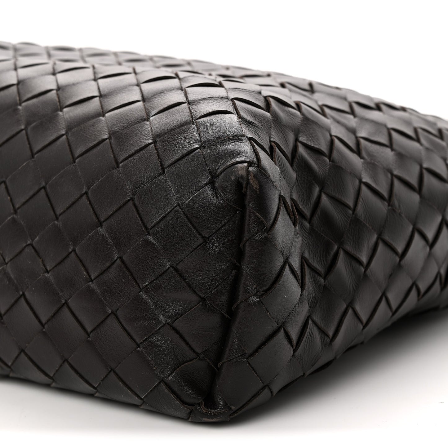 Calfskin Intrecciato Zipped North South Tote Fondant