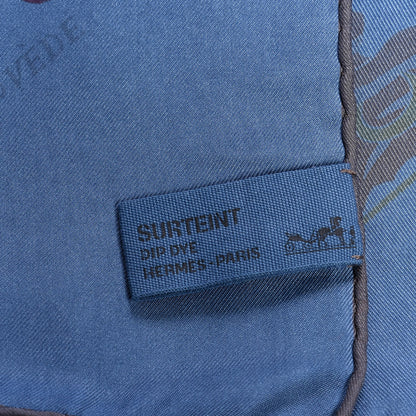 Hermes Silk Dip Dye Pavois Scarf 90 3 of 4