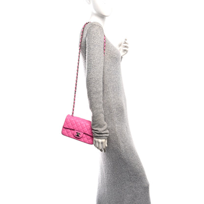 Chanel Lambskin Quilted Mini Rectangular Flap Pink 2 of 10