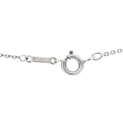 Tiffany Sterling Silver 11mm Elsa Peretti Bean Pendant Necklace 4 of 6