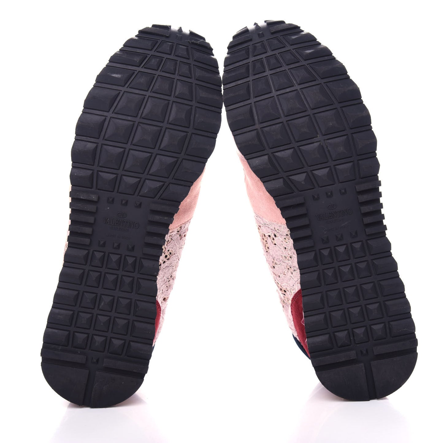 Macrame Lace Suede Womens Rockrunner Sneakers 41 Water Rose Multicolor