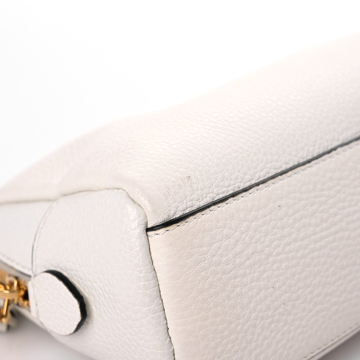 Prada Vitello Daino Cosmetic Pouch White 7 of 15