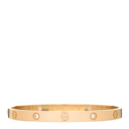 Cartier 18K Yellow Gold 4 Diamond LOVE Bracelet 20 1 of 5