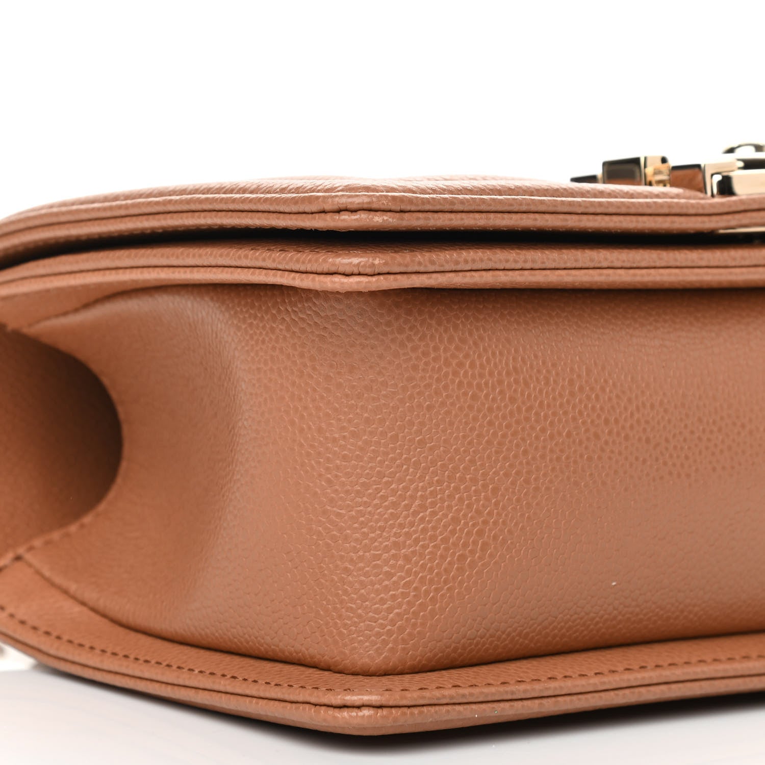 Chanel Caviar Quilted Small Boy Flap Brown 9 of 10